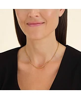 Rosefield Figaro Necklace In 14K Yellow Gold Plated Stainless Steel