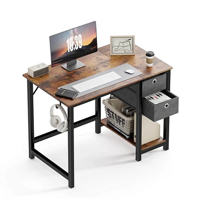 Streamdale Furniture Minimalist Home Office Desk with Drawers, 47IN