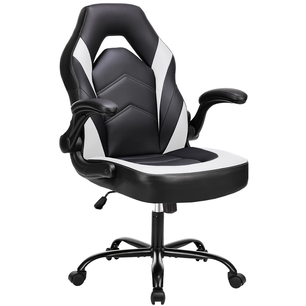 Simplie Fun Sweetcrispy Gaming Chair: Ergonomic Office Chair with Lumbar Support