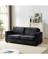 Streamdale Furniture Memory Foam Convertible Sleeper Sofa for Living Rooms