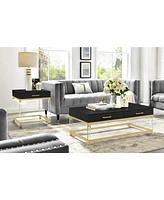 Inspired Home Caspian Rectangular Coffee Table