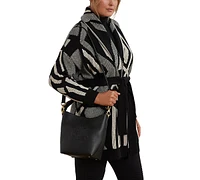 Lauren Ralph Leather Medium Witley Bucket Bag