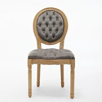 Velvet Dining Chairs with Nailhead Trim (Set of 2)