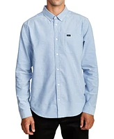 Rvca Men's That'll Do Stretch Long Sleeve Woven Shirt