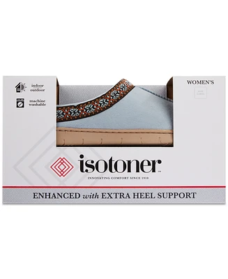 Isotoner Signature Women's Clara Microsuede Clog Slippers