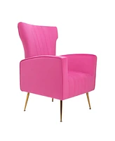 Elegant Accent Chair with Table and Sofa