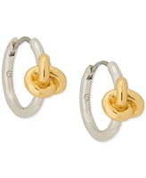 Kate Spade New York Small Knotted Huggie Hoop Earrings, 0.62"