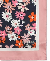 Kate Spade New York Women's Floral Medley Silk Square Scarf