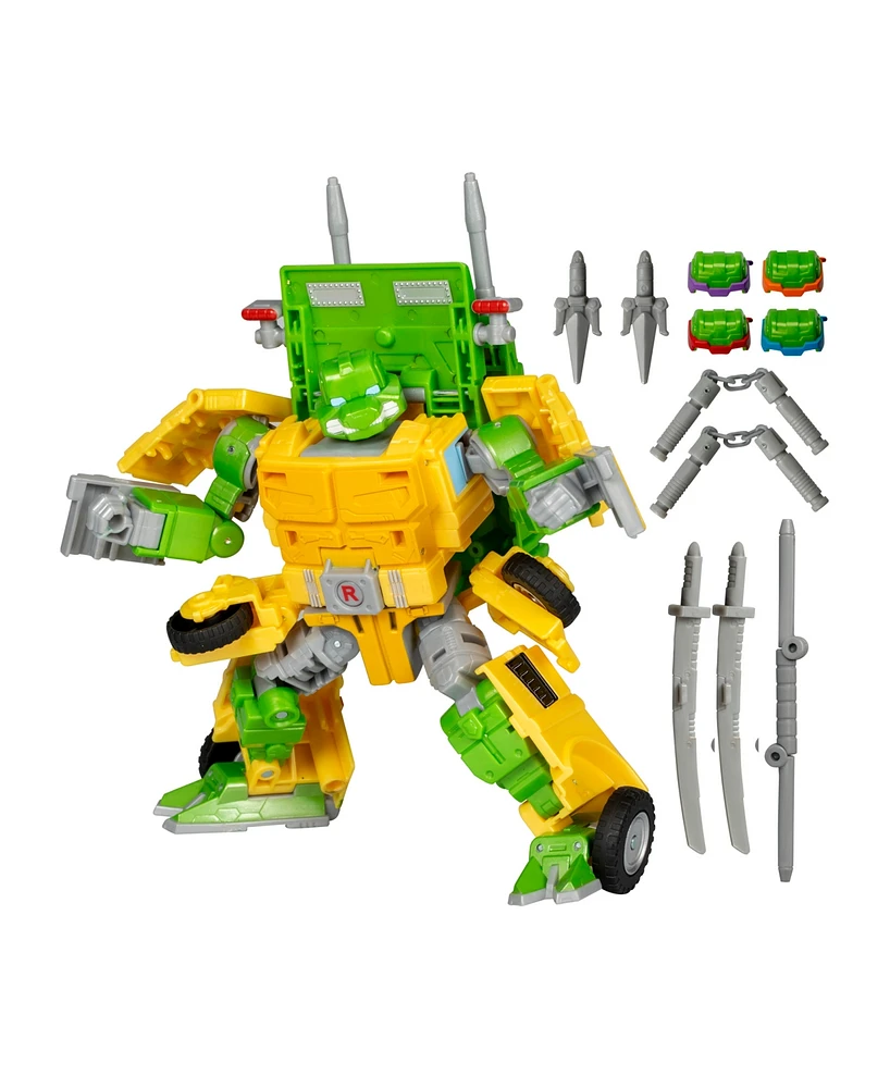 Transformers Collaborative Teenage Mutant Ninja Turtles x Transformers Party Wallop Action Figure