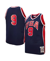 Mitchell & Ness Men's Michael Jordan Navy Usa Basketball 1984 Authentic Jersey