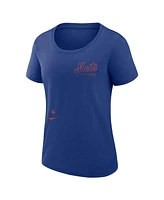 Nike Women's Royal New York Mets Authentic Collection Performance Scoop Neck T-Shirt