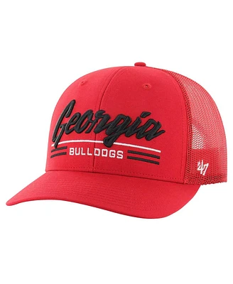 '47 Brand Men's Red Georgia Bulldogs Garner Trucker Adjustable Hat