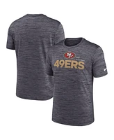 Nike Men's Black San Francisco 49ers Blitz Velocity Modern Performance T-Shirt