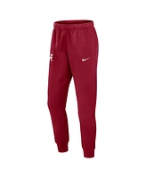 Nike Men's Crimson Alabama Tide Sideline Club Fleece Joggers