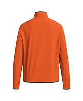 Adidas Men's Orange Miami Hurricanes Coaches Sideline Half-Zip Jacket