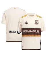 Adidas Big Boys and Girls Tan Lafc 2024 Archive Replica Jersey