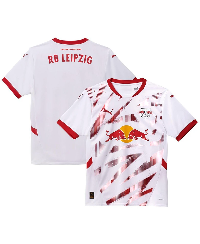 Puma Men's White Rb Leipzig 2024/25 Home Replica Jersey