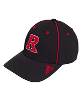 Adidas Men's Black Rutgers Scarlet Knights Locker Room Athlete Pack Slouch Adjustable Hat