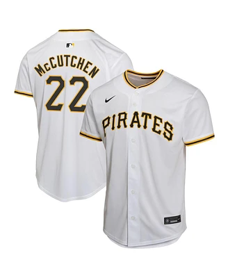 Nike Big Boys and Girls Andrew McCutchen White Pittsburgh Pirates Home Game Player Jersey