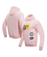 Freeze Max Men's Light Pink The Simpsons Krusty O's Pullover Hoodie