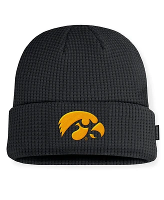 Nike Men's Black Iowa Hawkeyes On-Field Terra Waffle Cuffed Knit Hat