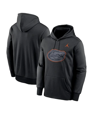 Jordan Men's Black Florida Gators Color Pop Performance Fleece Pullover Hoodie