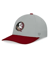 Top of the World Men's Gray/Garnet Florida State Seminoles Mick Flex Hat