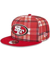 New Era Men's Scarlet San Francisco 49ers 2024 Sideline Statement 9FIFTY Snapback Hat