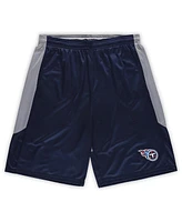 Fanatics Men's Navy Tennessee Titans Big Tall Team Logo Shorts