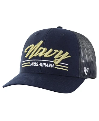 '47 Brand Men's Navy Navy Midshipmen Garner Trucker Adjustable Hat