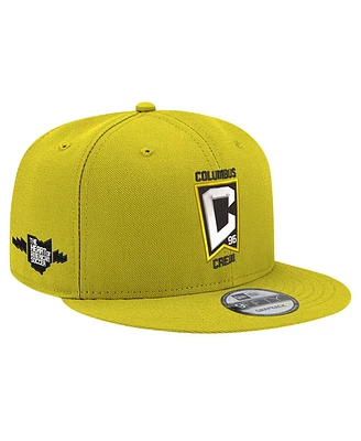 New Era Men's Gold Columbus Crew Jersey Hook 9FIFTY Snapback Hat