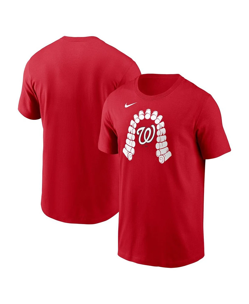 Nike Men's Red Washington Nationals Local Home Town T-Shirt