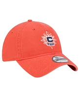 New Era Men's and Women's Orange Connecticut Sun Core Logo 9TWENTY Adjustable Hat