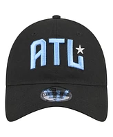 New Era Men's and Women's Black Atlanta Dream Rebel Series 9TWENTY Adjustable Hat