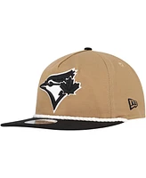 New Era Men's Khaki/Black Toronto Blue Jays Golfer Snapback Hat