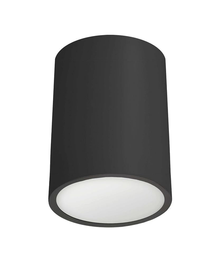 Dainolite 6" Metal Echo 12W Flush Mount with Acrylic Diffuser