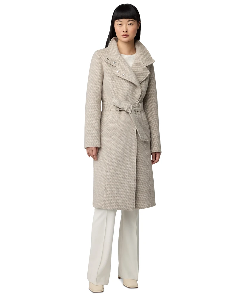 Soia & Kyo Women's Single-Breasted Belted Midi Coat