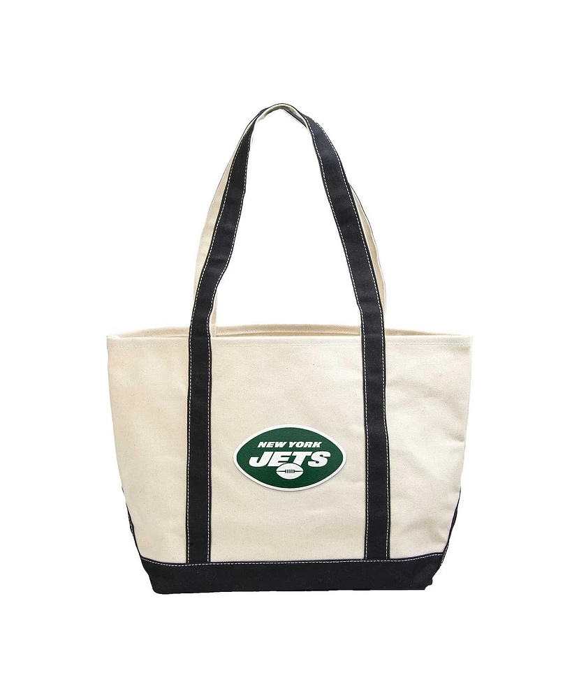 Logo Brands New York Jets Canvas Tote Bag