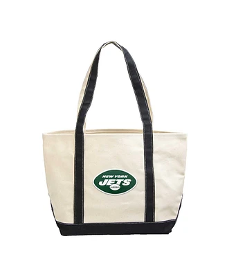 Logo Brands New York Jets Canvas Tote Bag