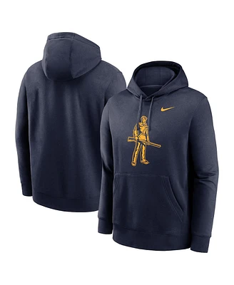 Nike Men's West Virginia Mountaineers Primetime Alternate Logo Club Fleece Pullover Hoodie