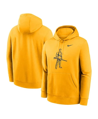 Nike Men's West Virginia Mountaineers Primetime Alternate Logo Club Fleece Pullover Hoodie