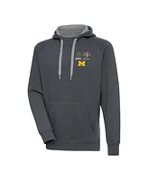 Antigua Men's Michigan Wolverines College Football Playoff 2024 Rose Bowl Victory Pullover Hoodie