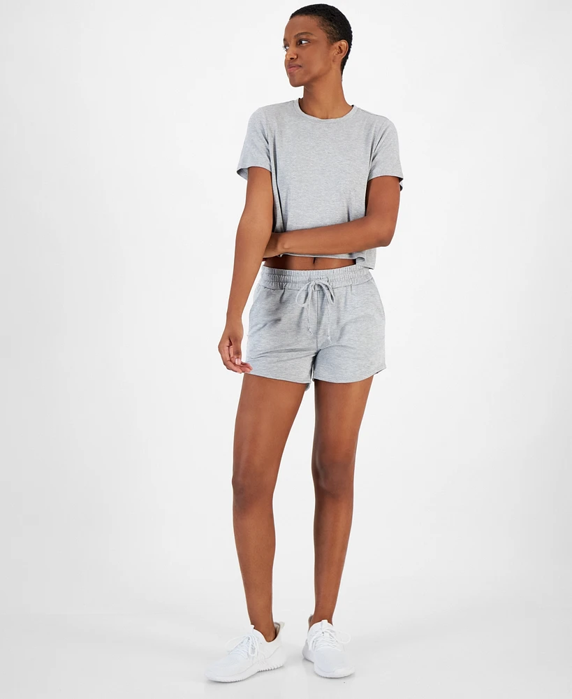 Id Ideology Women's Pull-On French Terry Shorts, Created for Macy's