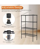 Streamdale Furniture 4-Tier Adjustable Wire Shelf Organizer