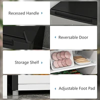 Upright 3.0 Cu.Ft. Mini Freezer with Reversible Door