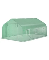 Streamdale Furniture Walk-in Greenhouse w/Mesh Door, Windows (11.5'x10'x7')