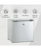 Mini Upright Freezer, 1.1 Cu.Ft, Compact, Removable Shelves, Reversible Door