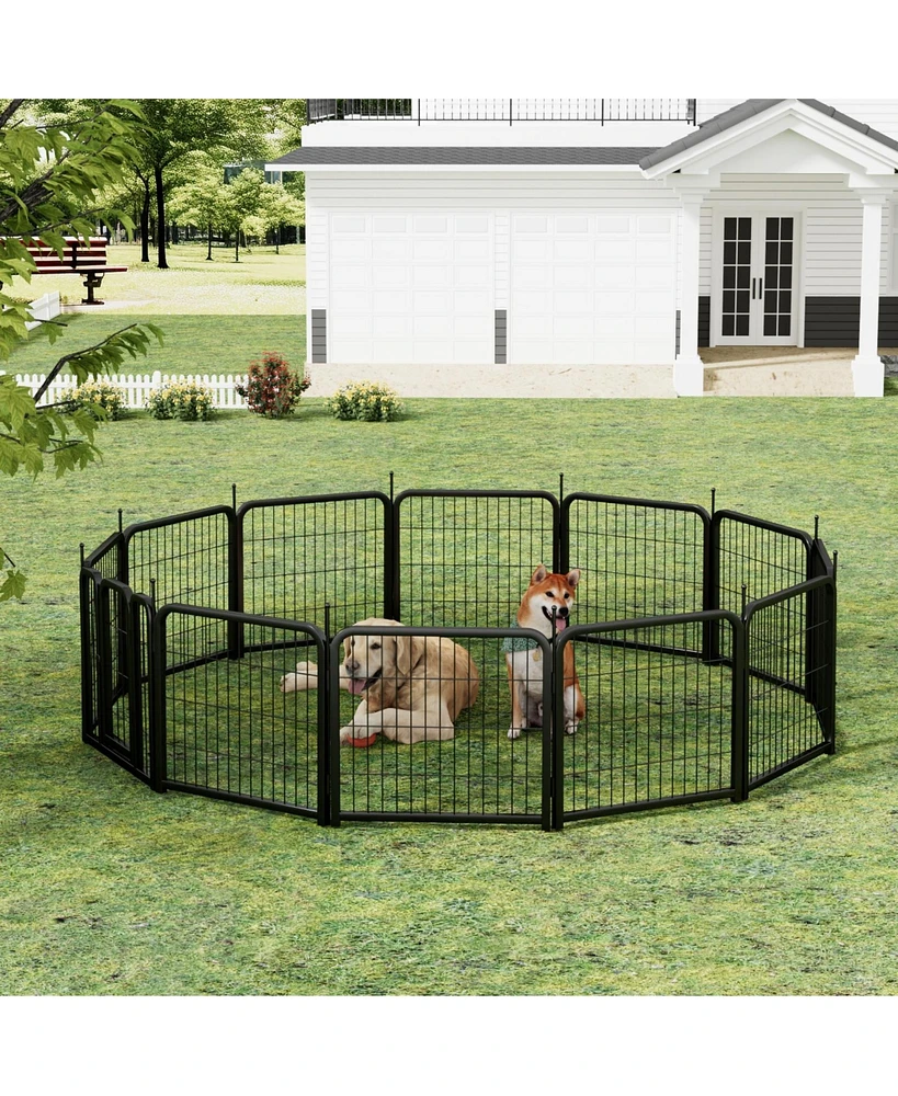 Simplie Fun Portable Pet Playpen for Outdoor and Indoor Use