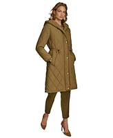 Donna Karan New York Women's Quilted Zip-Front Anorak