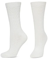 Hue Women's Seed Stitch Boot Socks, Pack of 2